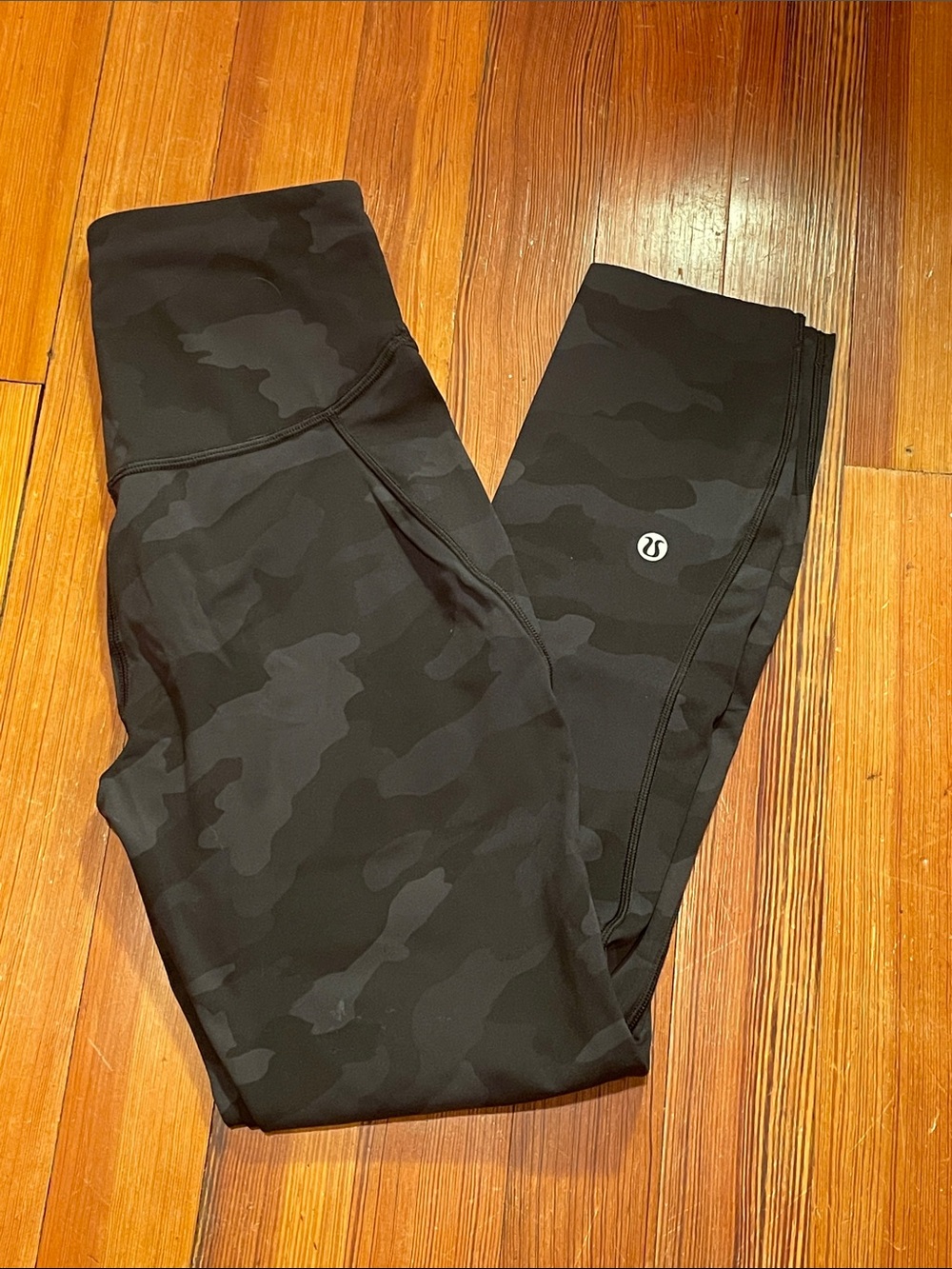 Lululemon Women’s Black Camo Leggings Size 2